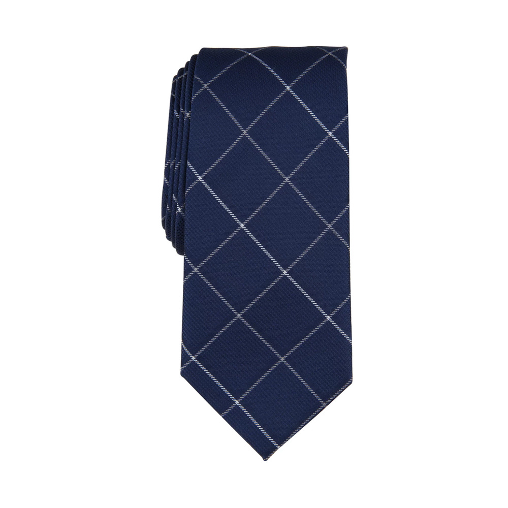 Alfani Men Jaynelle Grid Tie Navy